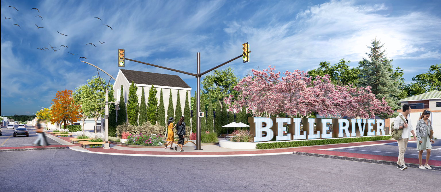 Welcome corner rendering